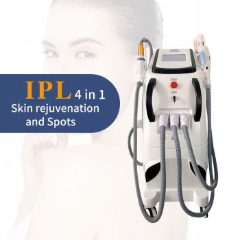 4 In 1 Elight Ipl Opt Shr Rf Nd Yag Laser Tattoo Removal hair Removal device ipl machine